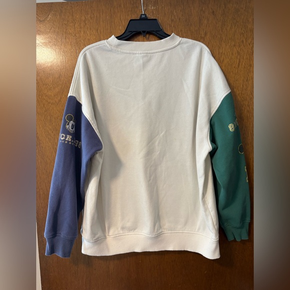 H&M Disney Mickey Mouse Oversized Sweatshirt Small Colorblock Graphic - Picture 10 of 10